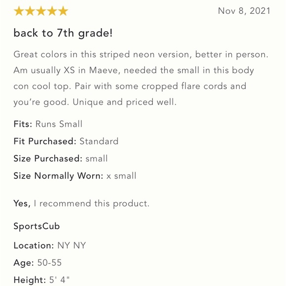 Anthro Maeve Bright Retro Neon Striped Puff Sleeve Turtleneck Top - Picture 12 of 15